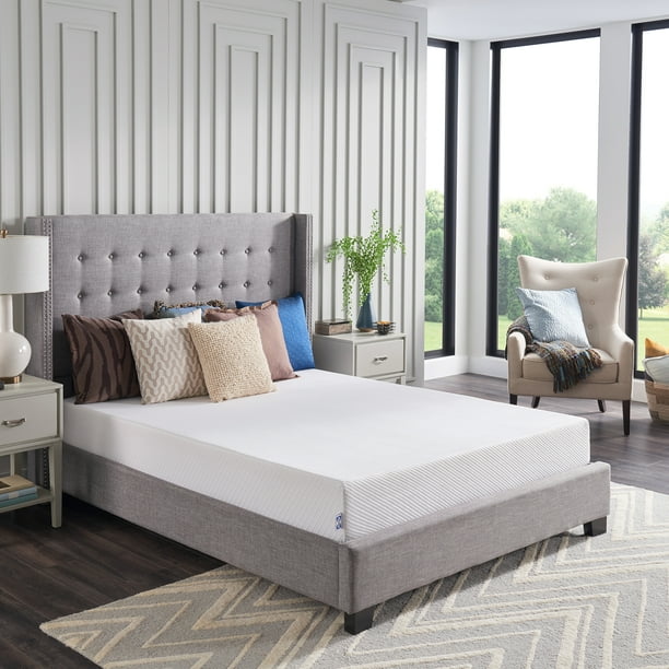 Sealy 8 Medium Firm Memory Foam Bed In A Box Mattress Queen Walmart Com Walmart Com