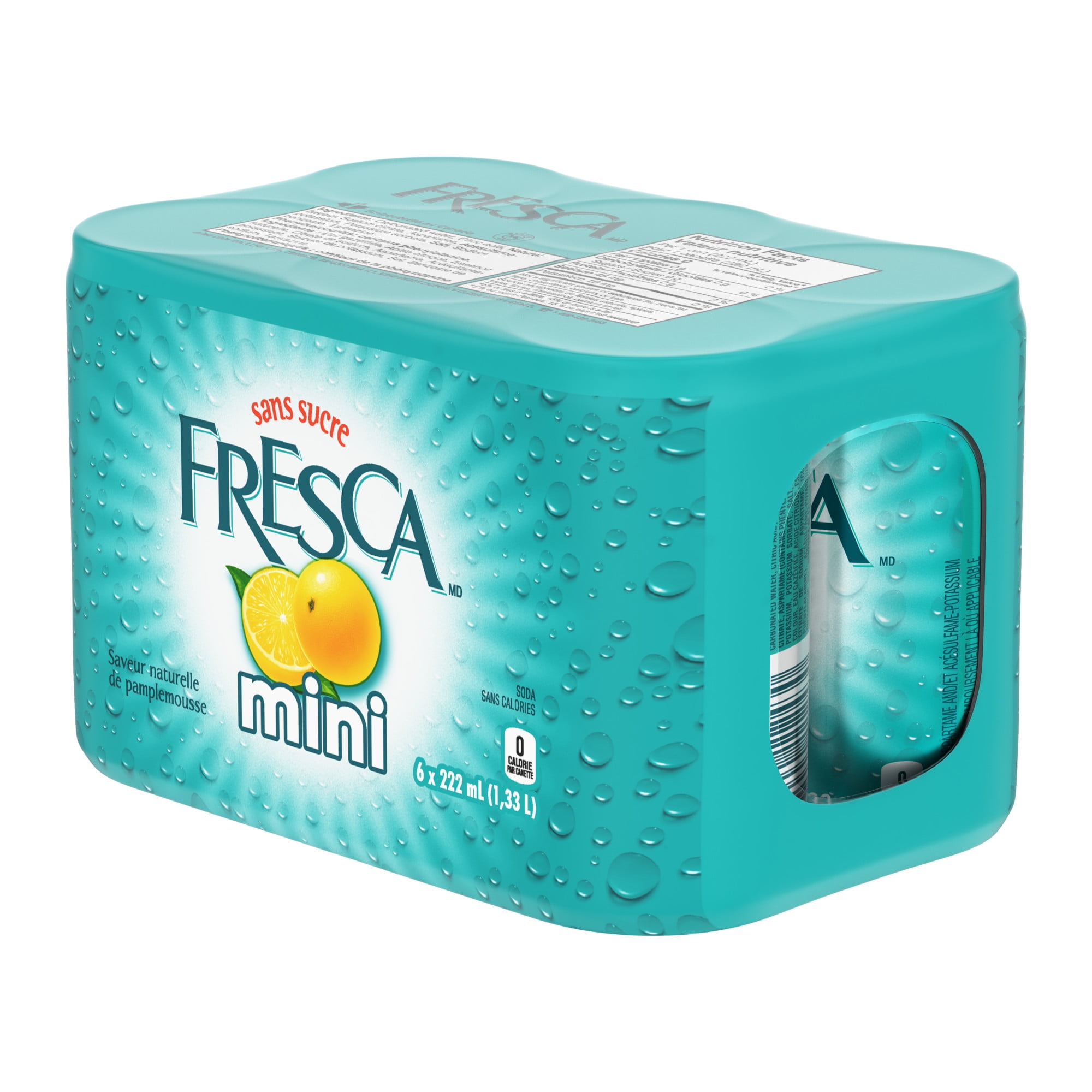 Fresca 222mL Can x 6, 222 mL