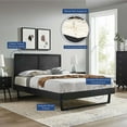 thumbnail image 6 of Modway Marlee Full Wood Platform Bed with Angular Frame in Black, 6 of 13