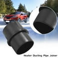 thumbnail image 4 of 2X 60mm Car Heater Duct Joiner Pipe Air Parking Heater Hose Line Connector for (Long 79mm), 4 of 8
