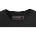 thumbnail image 4 of JH Design Men's Dodge Charger T-Shirt American Flag Black Crew Neck Shirt, 4 of 6