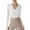 Black, variant on Trendy Base Layer Crop Top Women Long Sleeve Keyhole Crop Tops with Thumb Hole for Women Seamless Ribbed Cropped Tee