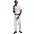 thumbnail image 1 of Asquith & Fox - Pantalones chinos casuales Modelo Classic para hombre caballero (Azul marino) Asquith & Fox UTRW3473_navy, 1 of 4