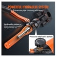 thumbnail image 4 of Copper Pipe Crimping Tool, Hydraulic Press Tool 1/2" 3/4" 1" for Copper & 3/8" 1/2" 5/8" F1807 Pex, Copper Ring Crimper, 360° Rotation, 4 of 9