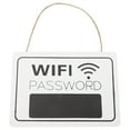 thumbnail image 1 of Shisuyan Hanging Wifi Sign Wifi Password Sign for Restaurant Shopping Mall Home, 1 of 9