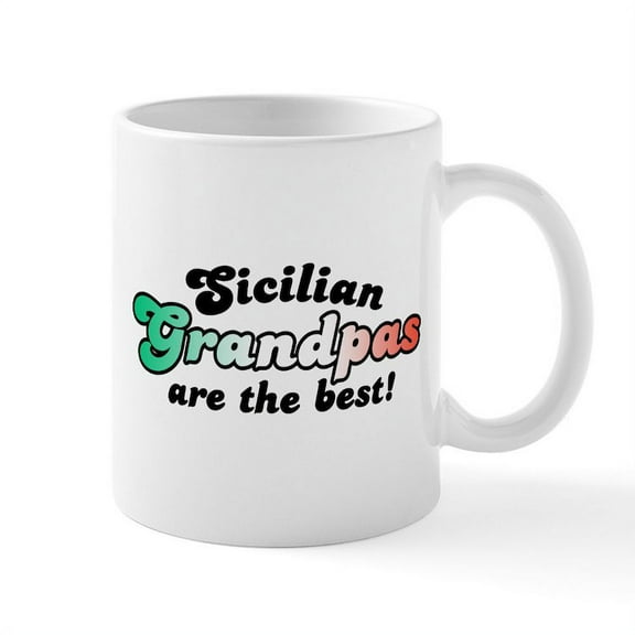 CafePress - Sicilian Grandpas Mug - 11 oz Ceramic Mug - Novelty Coffee Tea Cup