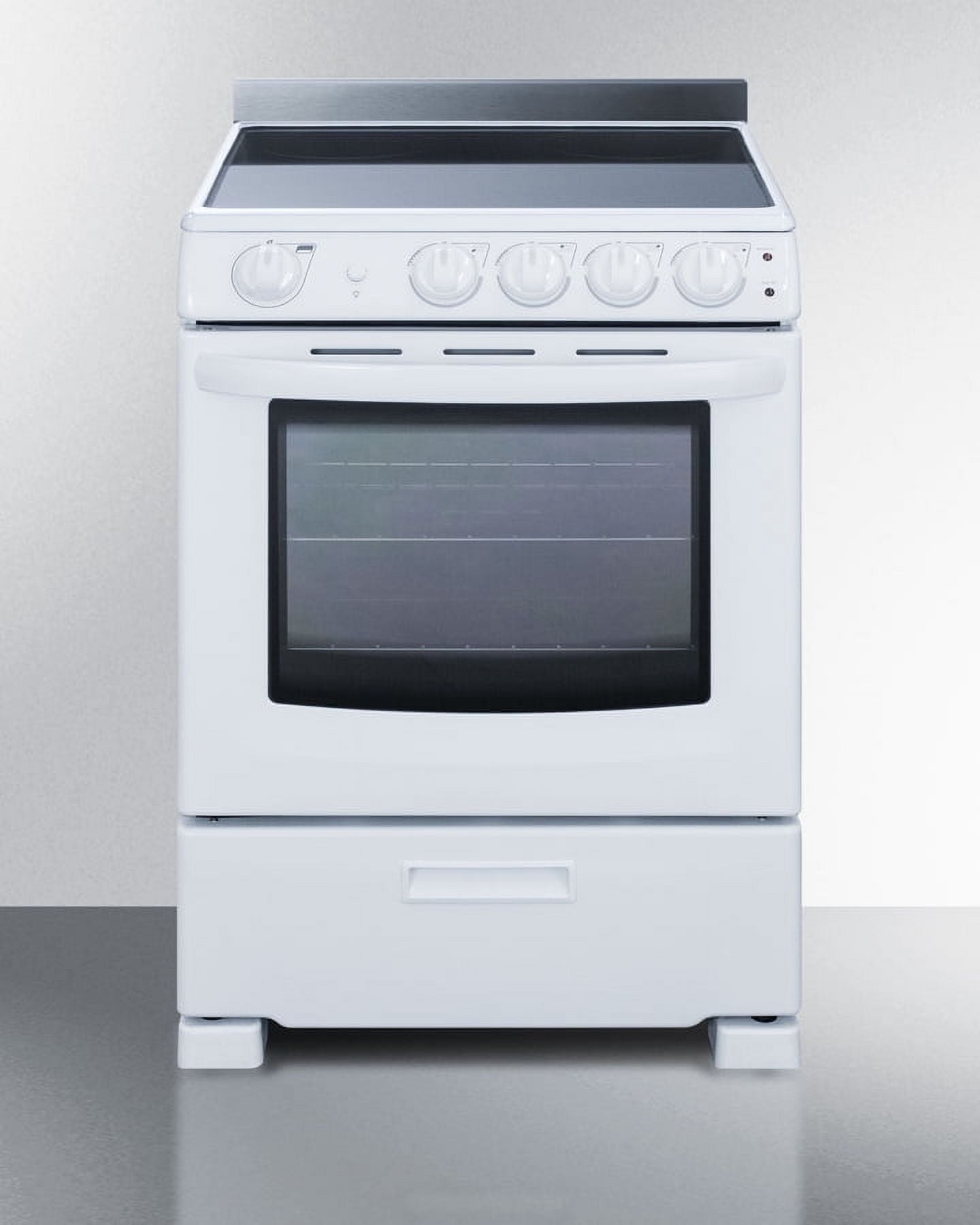 24" Wide Electric Smooth-Top Range