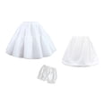 thumbnail image 3 of Conjunto de enagua corta de 2 capas, disfraz de Lolita para fiesta de cosplay, suministros de recuerdo 45 centímetros, 3 of 8