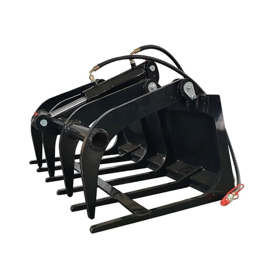 Agrotk 39" Hydrualic Grapple Mini Skid Steer Wood Grabber
