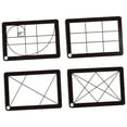 thumbnail image 4 of BELOVING 4Pcs View Find View Catcher with Chain Sturdy Proportion Ruler Compact Composition Viewfinder for Sketching Viewer Painting Acrylic, 4 of 10