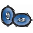 thumbnail image 2 of Pyle PL573BL 5 x 7 Inch 300 Watt 3 Way Triaxial Car Speakers, Blue (8 Speakers), 2 of 2
