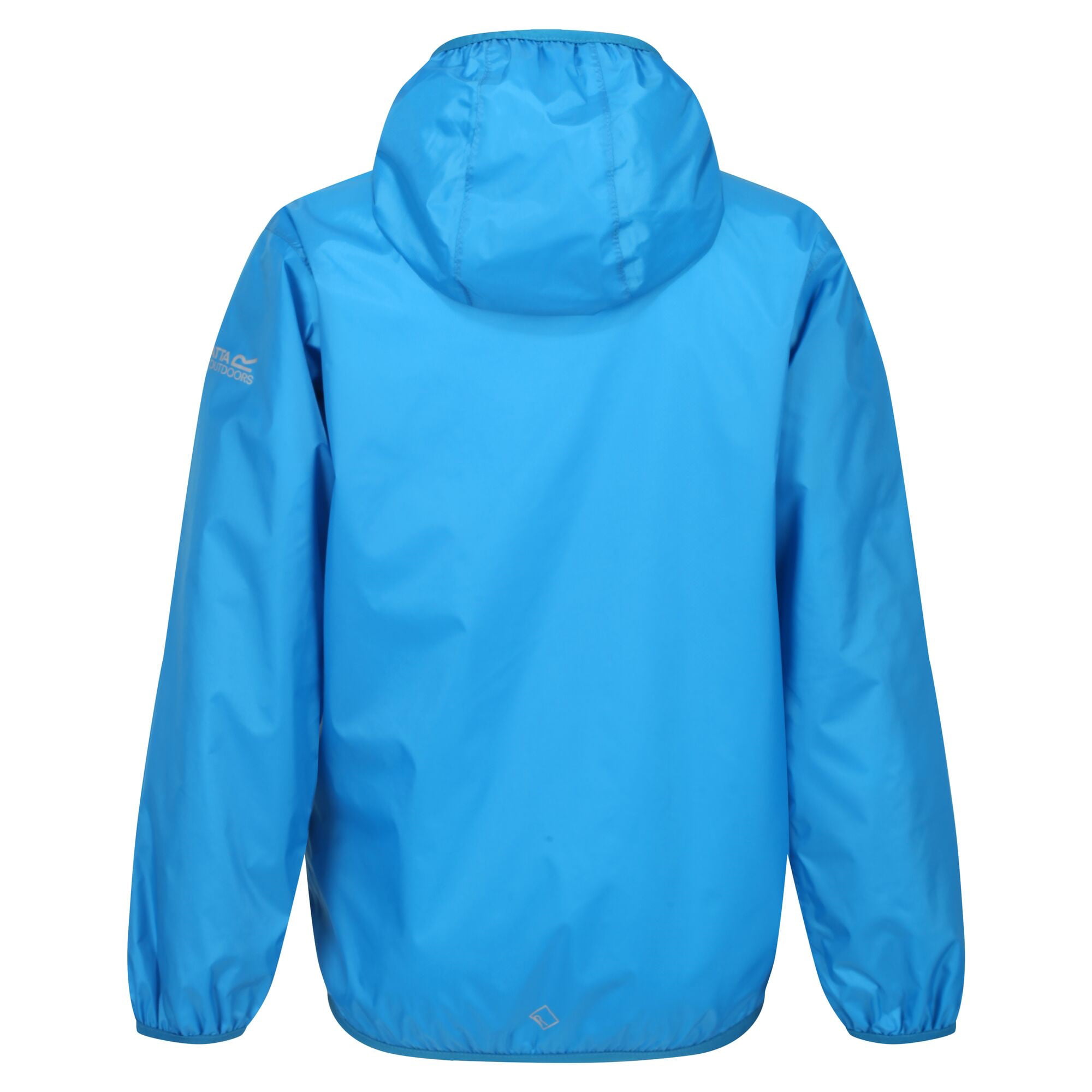 Regatta Childrens Lever Ii Waterproof and Breathable Mesh Lined Hooded Pack Away Jacket 