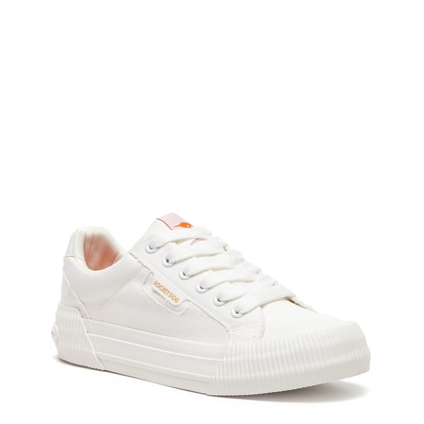 Sneaker Rocket Dog Cheery para mujer, tela blanca, talla 10
