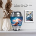 thumbnail image 6 of MUKTIVE Cross Human Urns for Ashes Adult Female - Moon Adult Male Urn for Ashes - Large Blue Urn for Burial Dad - 10 Inch Decorative Urns for Funeral Grandpa, 6 of 7