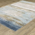 thumbnail image 2 of Woven Trends Davren Area Rug CAV09 - 6' X 9' - Blue Polyester Power loom Modern Style, Traditional-Persian/Oriental, Family and Pet Friendly, Entryway, Dining, Living Room Rug, 2 of 3