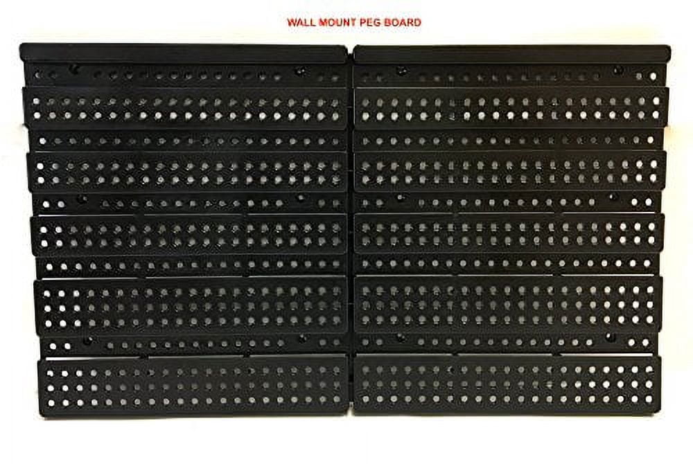 MaxWorks 80694 30-Bin Wall Mount Parts Rack/Storage for your Nuts, Bolts, Screws, Nails, Beads, Buttons, Other Small Parts