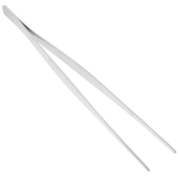 Universal 30cm Tweezers Long Straight Tweezer Stainless Steel Aquarium Basin