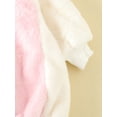 thumbnail image 4 of Toddler Baby Boy Girl Easter Bunny Costume Fluffy Long Sleeve Pullover Sweatshirt with Rabbit Ears Hat Set, 4 of 7
