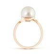 thumbnail image 2 of ANGARA South Sea Cultured Pearl Solitaire Bypass Ring in 14K Rose Gold for Women | June Birthstone, Birthday, Anniversary, Jewelry Gift for Women | Pearl Ring, 2 of 8