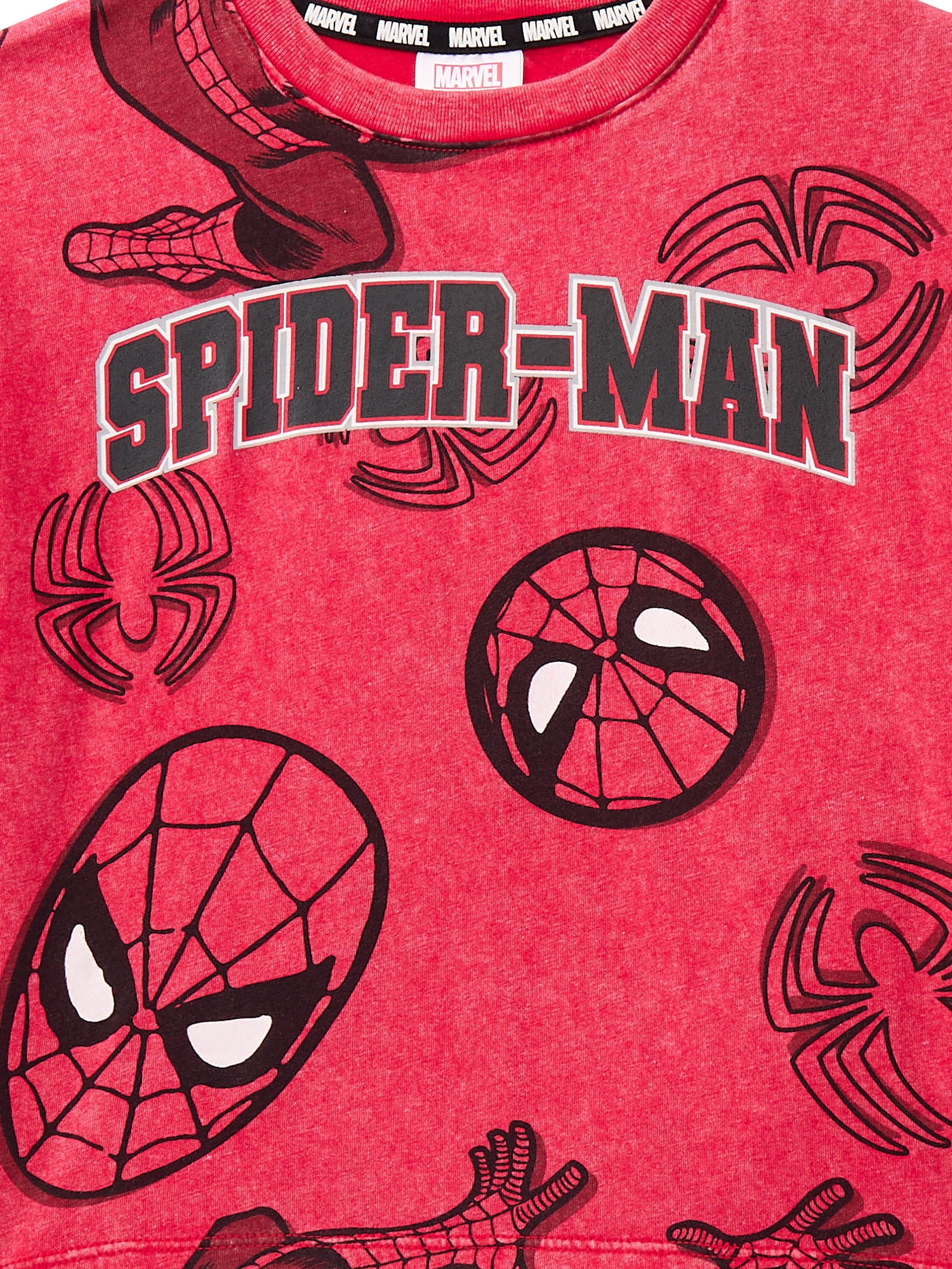 Spider-Man Baby and Toddler Boy Short Sleeve Graphic Tee and Matching Shorts Set, 2-Piece, Sizes 0/3M-5T