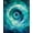 Teal, Pattern 3, variant on ODIKA 4'x6' Machine Washable Non-Slip Area Rug, Dynamic Geometric Swirls with Modern Artistic Flair High Traffic Rug, Teal, 154432