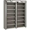 thumbnail image 1 of Organisateur de Rangement pour Chaussures à Grande Capacité, Armoire à Chaussures à Double Rangée, Étagère de Garde-Robe avec Housse en Tissu Non Tissé, 1 of 7