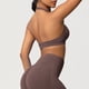 thumbnail image 4 of Sujetadores Deportivos para Mujeres Soporte Alto Busto Grande de Color Sólido Sujetador de Punto sin Costuras de Yoga, Cuello Colgante Diseño de Espalda para el Gimnasio, 4 of 9