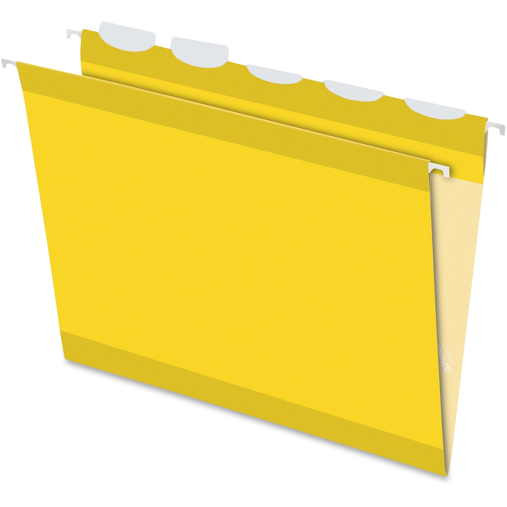 Pendaflex, PFX42624, Ready-Tab Reinforced Hanging File Folders, 25 / Box, Yellow