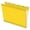 Yellow, variant on Pendaflex® Ready-Tab™ Reinforced Hanging Folders, With Lift Tab Technology, 1/5 Cut, Letter Size, Blue, Pack Of 25