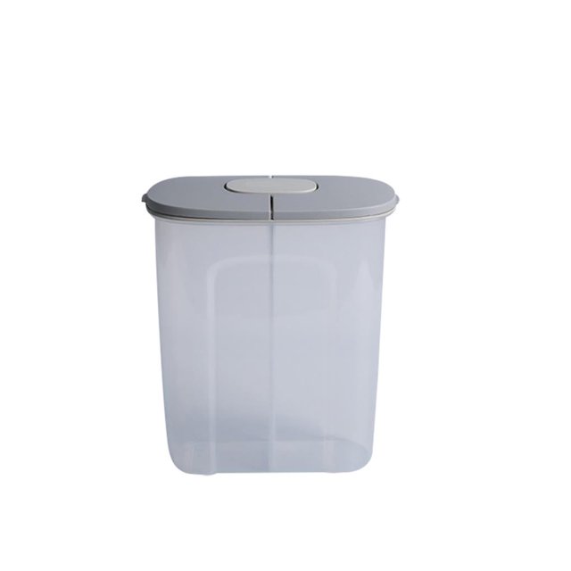 ziyahi Food Storage Containers 2.5L Kitchen Storage Tank Sealed Storage Box for Storing Seasoning Grain white