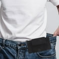 thumbnail image 4 of WHAMVOX Invisible Fanny Pack Polyester Phone Holder for Running Black 1Pack with Storage Safety and Privacy Protection, 4 of 8