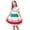 White, variant on Coerni Traditional Mexican Dress for Girls Traditional Holiday Fiesta Party Stage Performance Gown Ruffle Drape Folk Dress