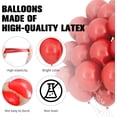 thumbnail image 3 of Red Balloon Arch Balloon Garland Kit Birthday Ballon 120pcs, 3 of 7