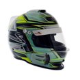 thumbnail image 4 of Zamp RZ-42 Snell SA2015 Helmet Graphic Green/Silver Medium H743C39M, 4 of 4