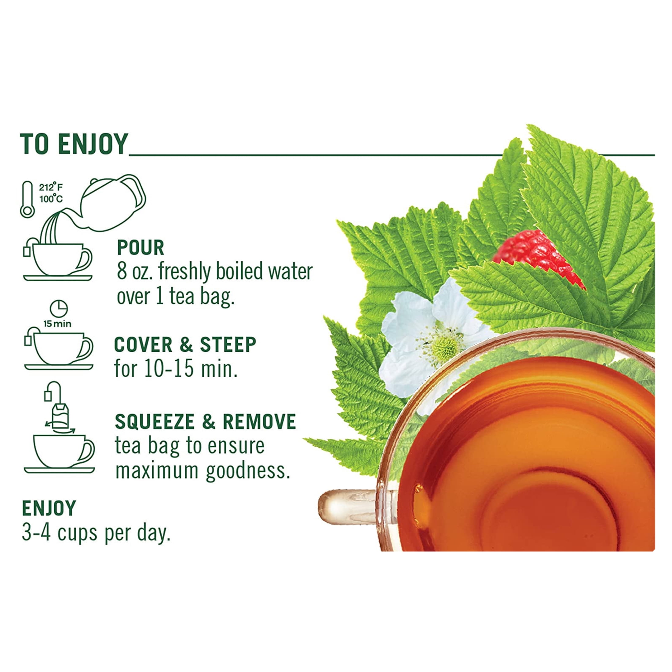 Traditional Medicinals, Herbal Tea, Organic Raspberry Leaf 16 Tea