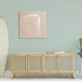 thumbnail image 2 of Stupell Industries Clam Shell Seashell Stripes Casual Line Doodle Graphic Art Gallery Wrapped Canvas Print Wall Art, Design by Daphne Polselli, 2 of 7
