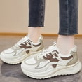 thumbnail image 3 of Fashion Sneakers for Women 2025 Comfortable Casual Platform Walking Workout Sport Tennis Dad Shoes, 3 of 7