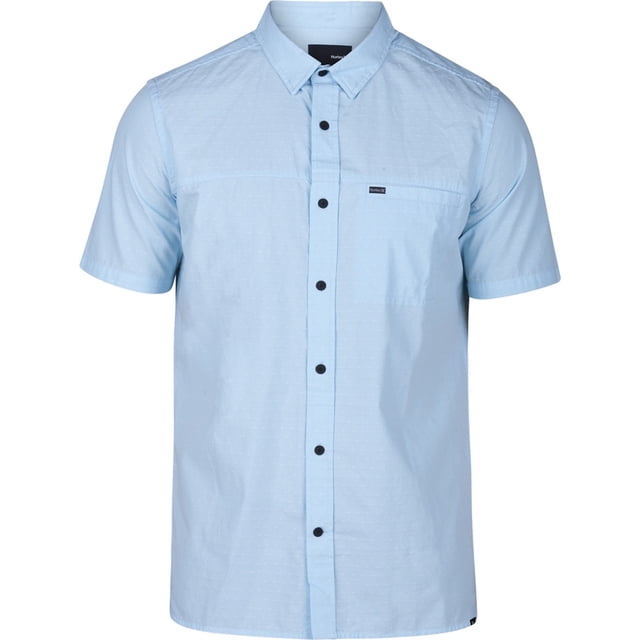 Camiseta con Botones Hurley Phoenix para hombre azul grande Botones al frente