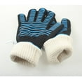 thumbnail image 2 of Nomex &Silicone Heat Resistant Oven Gloves,Long Sleeve Oven Gloves With FingersFor Grilling,Cooking, Baking,1 Pair (Long Glove), 2 of 7