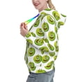 thumbnail image 2 of Xecao Happy Fruit Pattern Hoodies for Women Sweatshirts Long Sleeve Sweatshirts Pullover Outfits with Pocket-Large, 2 of 7