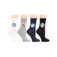 thumbnail image 1 of MIRMARU Women's 4 Pairs Animal Cute Funny Novelty Casual Cotton Crew Socks. (W-L-143), 1 of 5