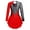 Red, variant on renvena Kids Girls Shiny Rhinestones Roller Skating Ballerina Dance Dress