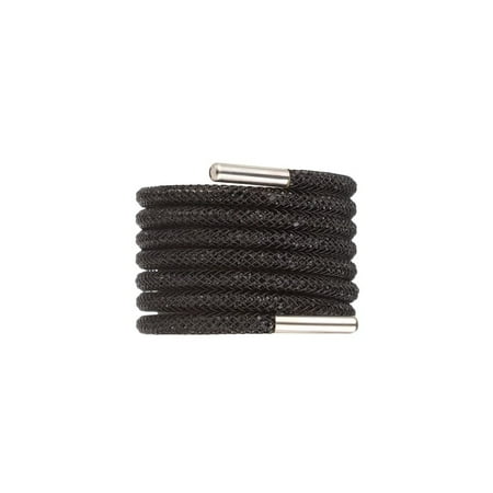 

1PC DIY Accessories Fashion With Wrap Net Drawstring Sneakers Laces Diamond Shoe Laces Bright Strings Rhinestone ShoeLaces BLACK 160CM