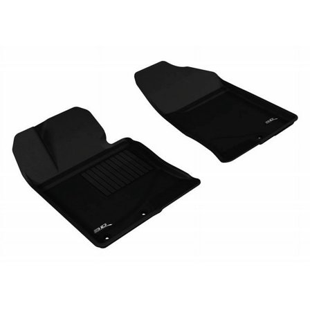 3D MAXpider 2011-2015 Fits Kia Optima 1st Row Black Kagu Carbon Fiber Embossed Pattern Floor Mat L1KA02511509