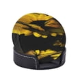 thumbnail image 4 of Beautiful Sunflower Butterfly Coasters With Leather Holder Set Of 6 Round Coasters for Home and Kitchen Decor, 4 of 7