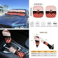 thumbnail image 5 of Yuyamidu Ladybug Car Seat Covers Set of 16 Cute Car Window Shade Steering Wheel Cover Handbrake Cover Gear Shift Knob Cover Seat Belt Covers Rear View Mirror Cover Coasters Key Chain, Red, 5 of 7