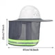 thumbnail image 5 of 4 Piezas de Casco Protector para , Protección para el Cuello, de Ala de Alta Visibilidad, Protección Solar y Polaina para el Cuello, Bandana, Bufanda A, 5 of 5