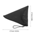 thumbnail image 2 of WEUVEB 3Pcs Lightweight Fabric Ocarina Bags for 12 Holes Instruments Safe Storage, 2 of 5