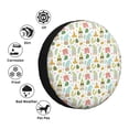 thumbnail image 5 of Bingfone Summer Beach Gnomes Spare Tire Cover Weatherproof Universal Wheel Protectors For Rv Camper Travel Trailer Suv Truck-16 Inch, 5 of 9
