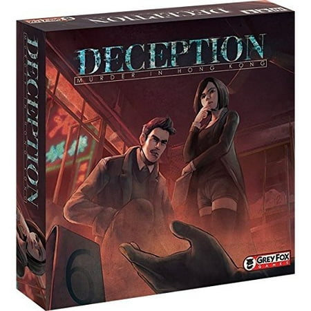 Grey Fox Games Deception: Murder in Hong Kong Board (The Best Murder Mystery Games)